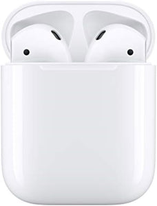 Apple AirPods Wireless Ear Buds, Bluetooth Headphones with Lightning Charging Case Included, Over 24 Hours of Battery Life, Effortless Setup for iPhone