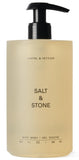 Salt & Stone Body Wash with Antioxidants for Deep Moisture | For Women & Men, Sulfate, Paraben, & Dye Free, Leaving Skin Soft and Hydrated | Bergamot & Hinoki 15.2 fl oz