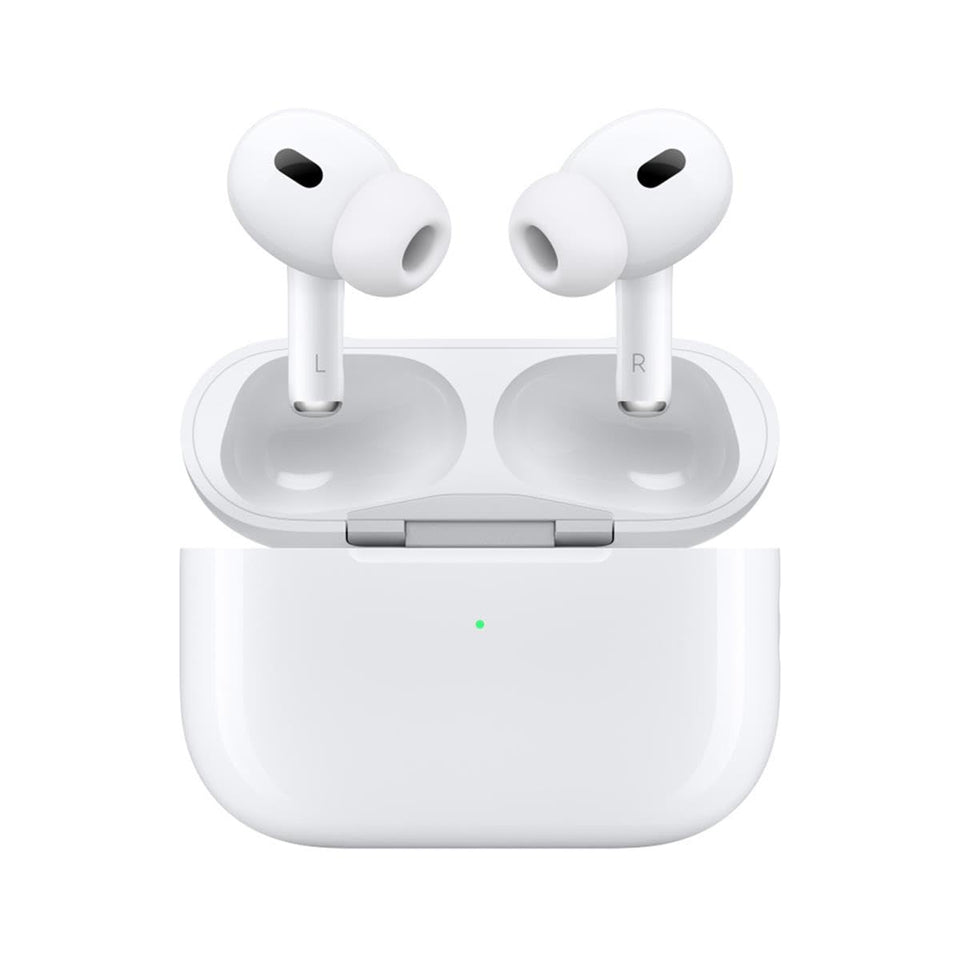 Apple AirPods Pro 2 Wireless Earbuds, Active Noise Cancellation, Hearing Aid Feature, Bluetooth Headphones, Transparency, Personalized Spatial Audio, High-Fidelity Sound, H2 Chip, USB-C Charging