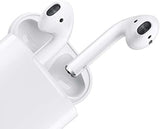 Apple AirPods Wireless Ear Buds, Bluetooth Headphones with Lightning Charging Case Included, Over 24 Hours of Battery Life, Effortless Setup for iPhone