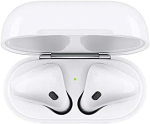 Apple AirPods Wireless Ear Buds, Bluetooth Headphones with Lightning Charging Case Included, Over 24 Hours of Battery Life, Effortless Setup for iPhone