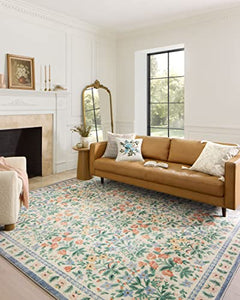 Loloi Rifle Paper Co. Eden Collection EDE-02 Mughal Garden Cream 7'-6" x 9'-6" Area Rug