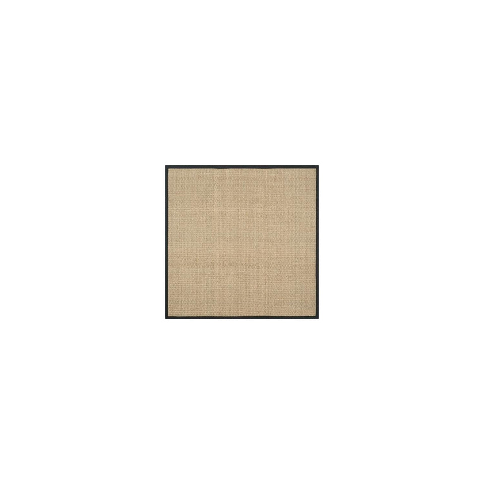 SAFAVIEH Area Rug 8x10 - Natural Fiber Collection - Large - Natural & Beige, Seagrass, Basketweave Pattern (NF114A)