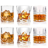 DeeCoo Premium 10, 11 OZ Scotch Glasses - Old Fashioned Whiskey Glasses/Style Glassware for Bourbon/Rum/Bar Tumbler Set of 6