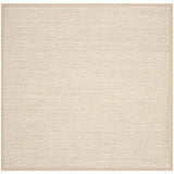 SAFAVIEH Area Rug 8x10 - Natural Fiber Collection - Large - Marble & Beige, Sisal, Woven Design with Border (NF143C)