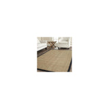 SAFAVIEH Area Rug 8x10 - Natural Fiber Collection - Large - Natural & Beige, Seagrass, Basketweave Pattern (NF114A)