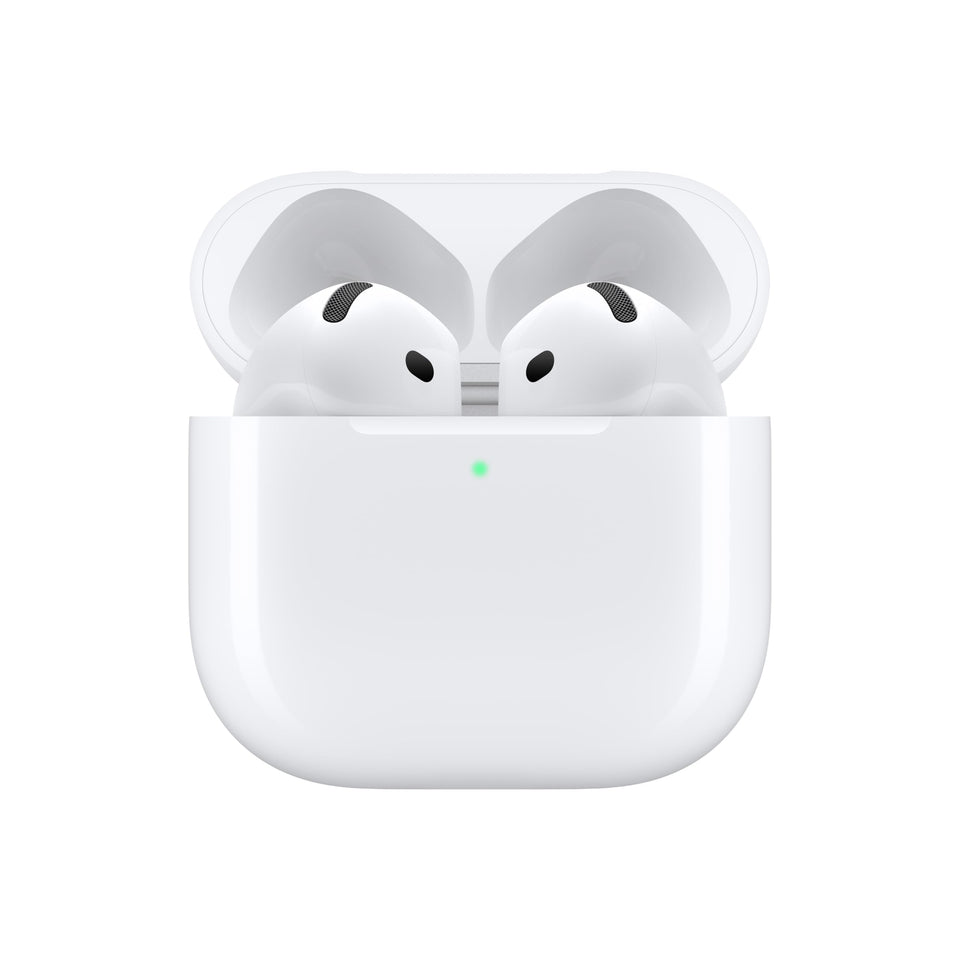 Apple AirPods 4 Wireless Earbuds, Bluetooth Headphones, with Active Noise Cancellation, Adaptive Audio, Transparency Mode, Personalized Spatial Audio, USB-C Charging Case, Wireless Charging, H2 Chip
