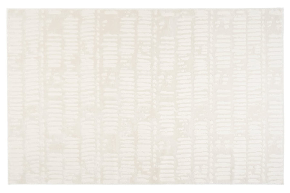 Revival Rugs Shell 5'3"x7'10" Washable Area Rug for Living Room Bedroom - 100% Recycled Oeko-TEX Certified, Medium Pile, Beige, Cream