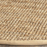 SAFAVIEH Area Rug 9x12 - Natural Fiber Collection - Large - Natural Brown, Handmade Jute, Farmhouse Style, Chunky Textured Thick Pile (NF747A)
