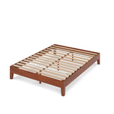 ZINUS Vivek Deluxe Wood Platform Bed Frame with Headboard, Wood Slat Support, No Box Spring Needed, Easy Assembly, Queen