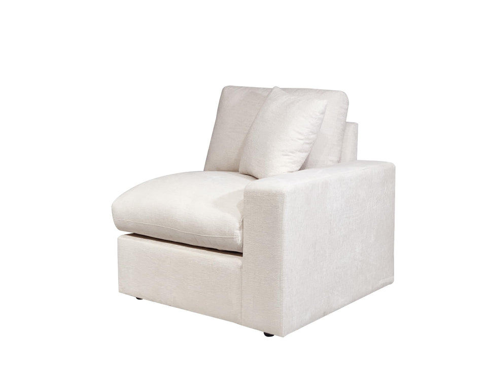 YOPTO 127" L-Shaped Sectional Couch with Movable Ottoman & 6 Throw Pillows,7 Seat Chenille Upholstered Sofa W/2 Cup Holder,USB Port & Hidden Storage Box,DIY Combination,for Living Room,Apartment,Beige