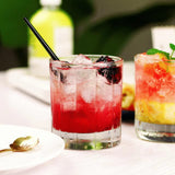 LUXU Whiskey Glasses-Premium 11 OZ Scotch Glass Set of 6 /Old Fashioned Whiskey Glasses/Style Glassware for Bourbon/Rum glass,Clear