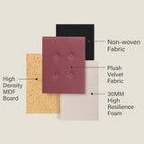 LINMAGCO Ottoman Storage Ottoman with Storage Small Foot Rest Stool Under Desk Stool Short Folding Footrest Linen Cloth Dark Gray 16X12X12IN