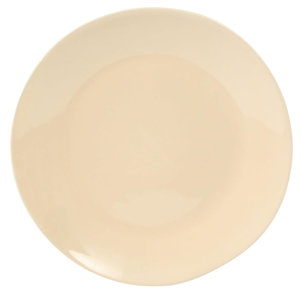 Bloomhouse Santorini Mist Double Bowl Terracotta Reactive Glaze Plates and Bowls Dinnerware Set - Amber, Service for Four (16pcs)