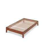 ZINUS Vivek Deluxe Wood Platform Bed Frame with Headboard, Wood Slat Support, No Box Spring Needed, Easy Assembly, Queen