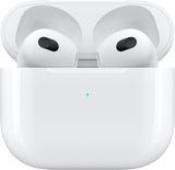 Apple AirPods (3rd Generation) Wireless Ear Buds, Bluetooth Headphones, Personalized Spatial Audio, Sweat and Water Resistant, Lightning Charging Case Included, Up to 30 Hours of Battery Life