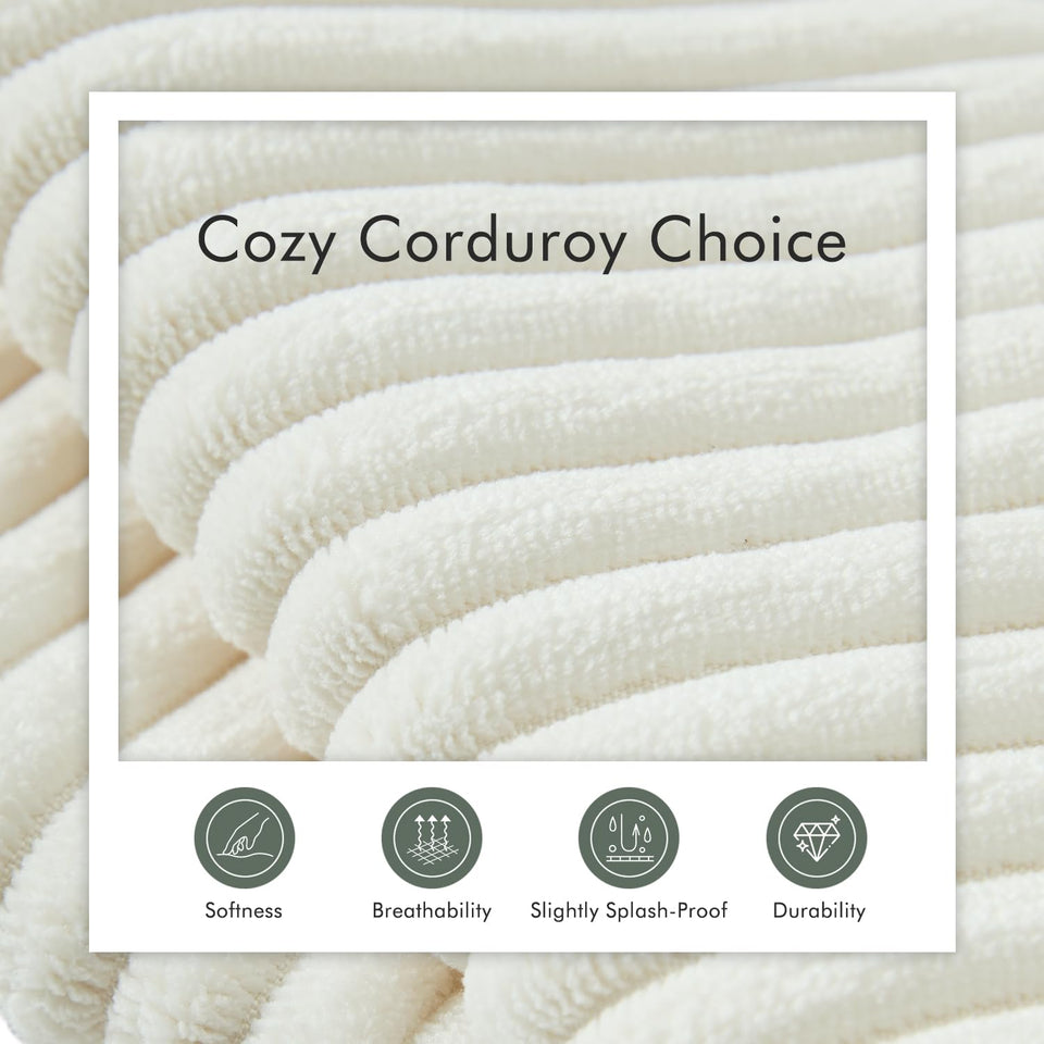 Boneless Sectional Cloud Couch Sofa for Living Room, 112" U-Shaped Modular Modern Lounge Sleeper Black Couches with Chaise, No Assemble, Cordury Compression Upholstered Sofas