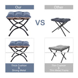 LITA Lazy Chair with Ottoman, Modern Accent Leisure Upholstered Lazy Sofa Armchair, Contemporary Lounge Reading Chair with Armrests and a Side Pocket for Living Room, Bedroom & Small Space, Dark Grey