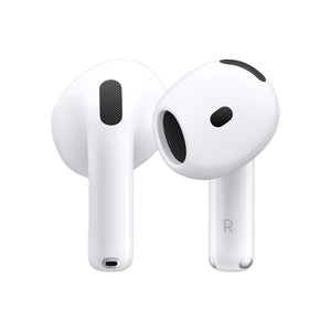 Apple AirPods 4 Wireless Earbuds, Bluetooth Headphones, Personalized Spatial Audio, Sweat and Water Resistant, USB-C Charging Case, H2 Chip, Up to 30 Hours of Battery Life, Effortless Setup for iPhone