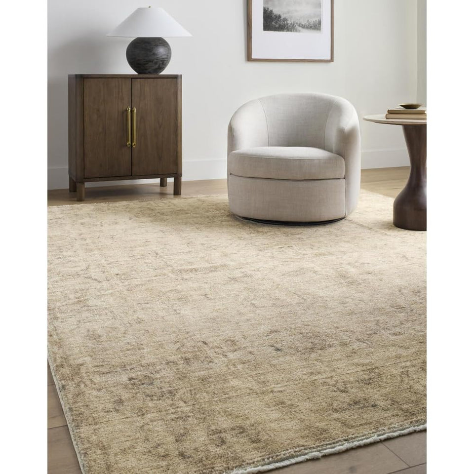 Livabliss x Galey Alix Fetscher V Vintage Damask Area Rug, 7'10" x 10' (8' x 10'), Dusy Sage