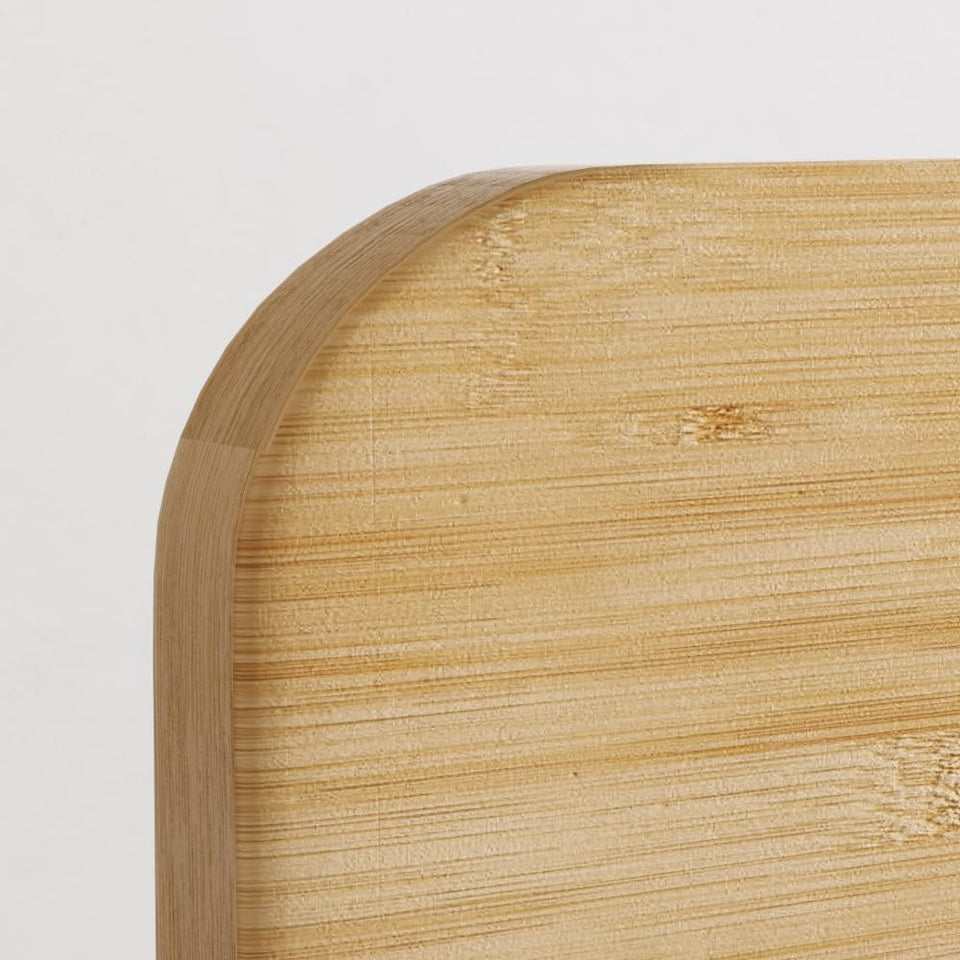 Nectar Bamboo Platform Bed Frame - Queen - Natural - Floating Center Support Legs - 12” Height - Easy Tool Free Set Up - Contemporary and Durable - Sturdy Wooden Support Slats - Holds Up To 800 Pounds