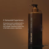 CYKLAR Sensorial Body Wash. Vanilla Verve Hydrating Cleanser with Moisture Locking Multi-Oil Complex, Sodium PCA and Glycerin. Nourishing Shower Gel for Women and Men, 16.5 Fl Oz Luxury Bodywash