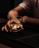 LUXU Whiskey Glasses-Premium 11 OZ Scotch Glass Set of 6 /Old Fashioned Whiskey Glasses/Style Glassware for Bourbon/Rum glass,Clear