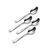 Oneida Silverware Set For 12, Moda 65-Piece Fine Flatware Set with Serving Utensils, Service For 12, 18/10 Stainless Steel, Dishwasher Safe For home, Knives Spoons and Forks Set (Silver, 65 pieces)