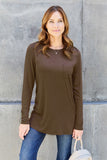 Basic Bae Full Size Round Neck Long Sleeve Top