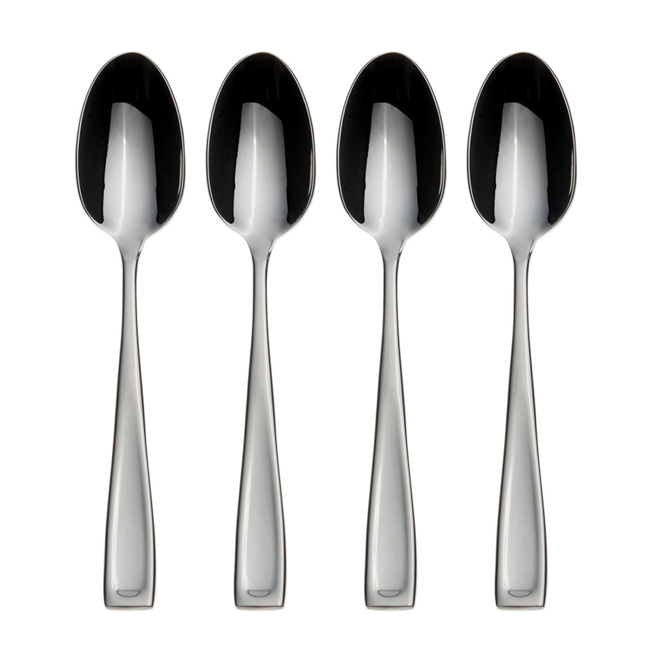 Oneida Silverware Set For 12, Moda 65-Piece Fine Flatware Set with Serving Utensils, Service For 12, 18/10 Stainless Steel, Dishwasher Safe For home, Knives Spoons and Forks Set (Silver, 65 pieces)