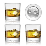 Triplorare Whiskey Glasses Set of 6, 11 OZ Old-Fashioned, Rum & Scotch Glasses