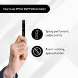 Yves Saint Laurent Ysl Myslf Eau de Parfum Spray for Men, 3.4 Ounce