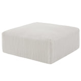 Sectional Cloud Boneless Sofa Couches for Living Room-113'' Beige 3 Seater U-Shaped Modern Lounge Couch-No Assembly Modular Corduroy Convertible Sponge Sleeper Sofas with Chaise for Home House