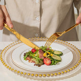 KINGSTONE Silverware Set, Luxury 40 Piece Flatware Set for 8, 18/10 Stainless Steel Cutlery Set with Diamond Cut Pattern for Kitchen, Home, Wedding, Party, Mirror Polished and Dishwasher Safe