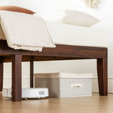 Mellow Naturalista Classic 12-Inch Solid Wood Platform Bed | Wooden Slats, No Box Spring Needed, Easy Assembly | Full, Espresso