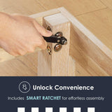 Mellow Naturalista Classic 12-Inch Solid Wood Platform Bed | Wooden Slats, No Box Spring Needed, Easy Assembly | Full, Espresso