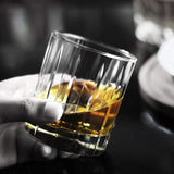 LUXU Whiskey Glasses-Premium 11 OZ Scotch Glass Set of 6 /Old Fashioned Whiskey Glasses/Style Glassware for Bourbon/Rum glass,Clear