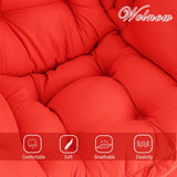 Welnow Lazy Chair with Ottoman, Modern Lounge Accent Chair with Armrests and a Side Pocket, Leisure Sofa Armchair, Reading Armchair with Footrest for Small Space, Dark Grey