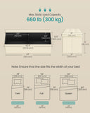 SONGMICS MAZIE Collection - 43 Inches Folding Storage Ottoman Bench, Ottoman Foot Rest, End of Bed Bench, Storage Chest, Load 660 lb, for Living Room, Bedroom, Entryway, Dark Gray ULSF77K