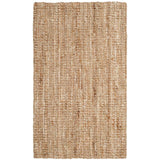 SAFAVIEH Area Rug 9x12 - Natural Fiber Collection - Large - Natural Brown, Handmade Jute, Farmhouse Style, Chunky Textured Thick Pile (NF447A)