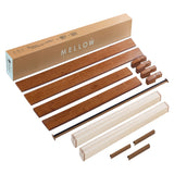 Mellow Naturalista Classic 12-Inch Solid Wood Platform Bed | Wooden Slats, No Box Spring Needed, Easy Assembly | Full, Espresso