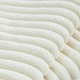 Sectional Cloud Boneless Sofa Couches for Living Room-113'' Beige 3 Seater U-Shaped Modern Lounge Couch-No Assembly Modular Corduroy Convertible Sponge Sleeper Sofas with Chaise for Home House