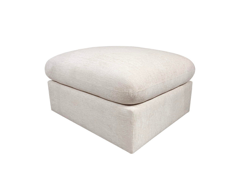 YOPTO 127" L-Shaped Sectional Couch with Movable Ottoman & 6 Throw Pillows,7 Seat Chenille Upholstered Sofa W/2 Cup Holder,USB Port & Hidden Storage Box,DIY Combination,for Living Room,Apartment,Beige