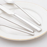 KINGSTONE Silverware Set, 60-Piece Forged Flatware Set Cutlery Set Premium Stainless Steel, Service for 12, for Kitchen, Home, Wedding, Party, Mirror Polished and Dishwasher Safe