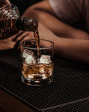 LUXU Whiskey Glasses-Premium 11 OZ Scotch Glass Set of 6 /Old Fashioned Whiskey Glasses/Style Glassware for Bourbon/Rum glass,Clear