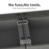 CHITA Oversized Modular Sectional Sofa, FSC Certified L Shaped Sectional Couches for Living Room, 112 inch Width,4 Seat Modular Sofa with Storage Ottoman, Linen