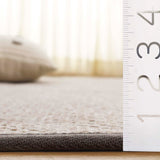 SAFAVIEH Area Rug 8x10 - Natural Fiber Collection - Large - Marble & Beige, Sisal, Woven Design with Border (NF143C)