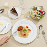 KINGSTONE Silverware Set, 60-Piece Forged Flatware Set Cutlery Set Premium Stainless Steel, Service for 12, for Kitchen, Home, Wedding, Party, Mirror Polished and Dishwasher Safe