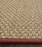 SAFAVIEH Area Rug 8x10 - Natural Fiber Collection - Large - Natural & Beige, Seagrass, Basketweave Pattern (NF114A)