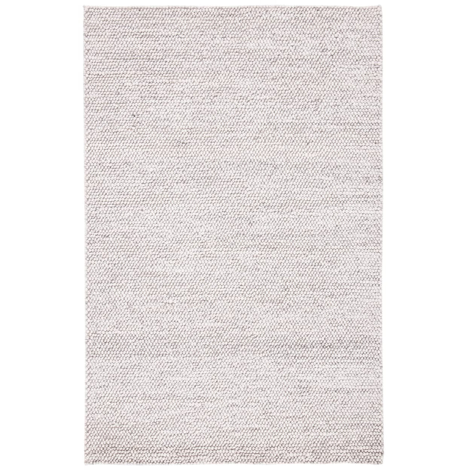 SAFAVIEH Area Rug 8x10 - Natura Collection - Large - Beige & Ivory, Handmade Wool Blend, Textured Design, Ideal for Living Room, Bedroom, Dining Space (NAT425B)